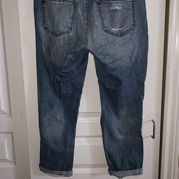 Ripped Boyfriend Style Jeans - Picture 2 of 2